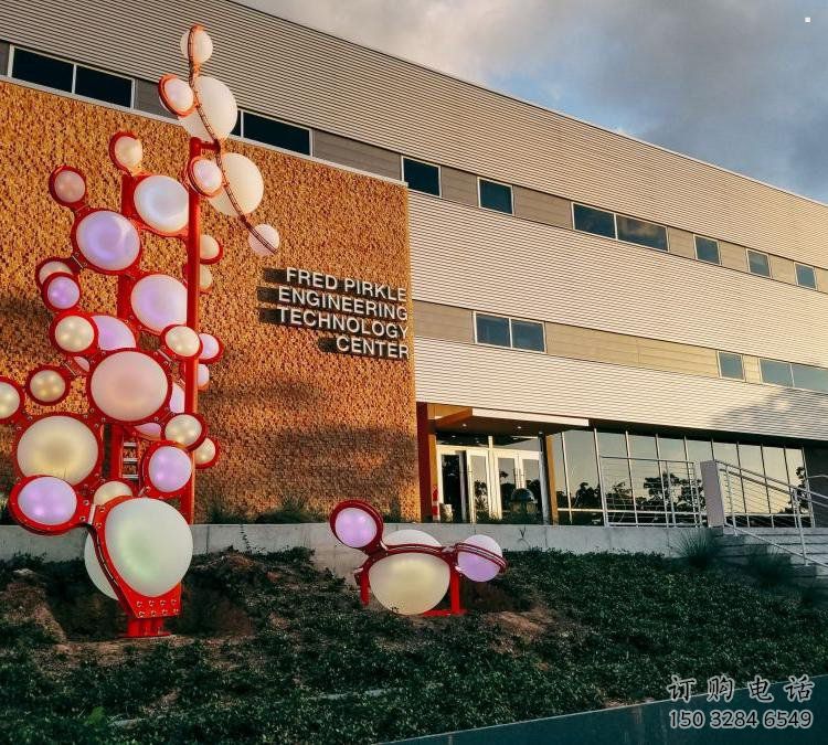 原子球雕塑廠家，鋼管組合，不銹鋼原子球雕塑定做