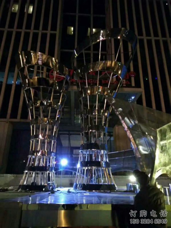 花瓶雕塑批發(fā)，標(biāo)識(shí)雕塑，展示異形花瓶雕塑優(yōu)選