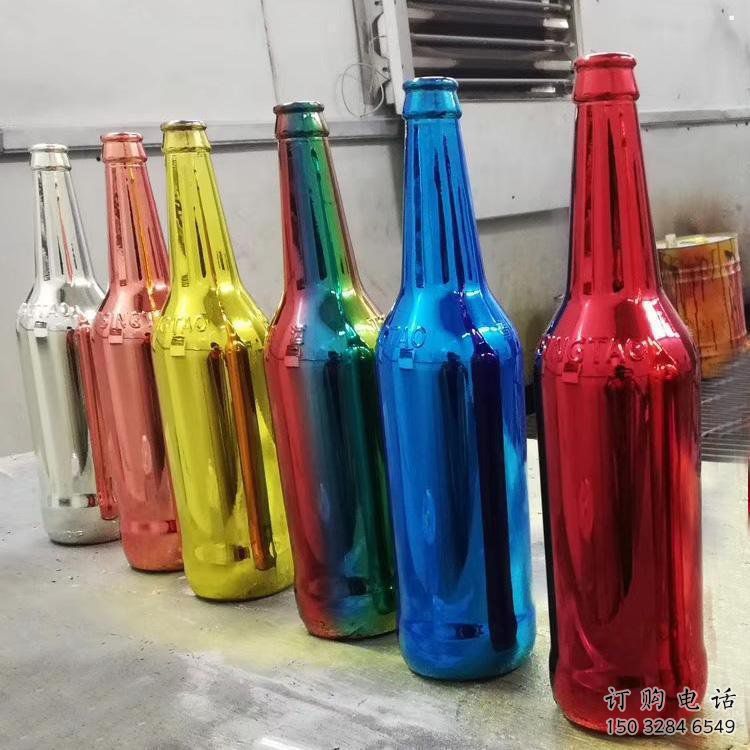 啤酒瓶雕塑供給，景區(qū)雕塑，玻璃鋼啤酒瓶雕塑優(yōu)選