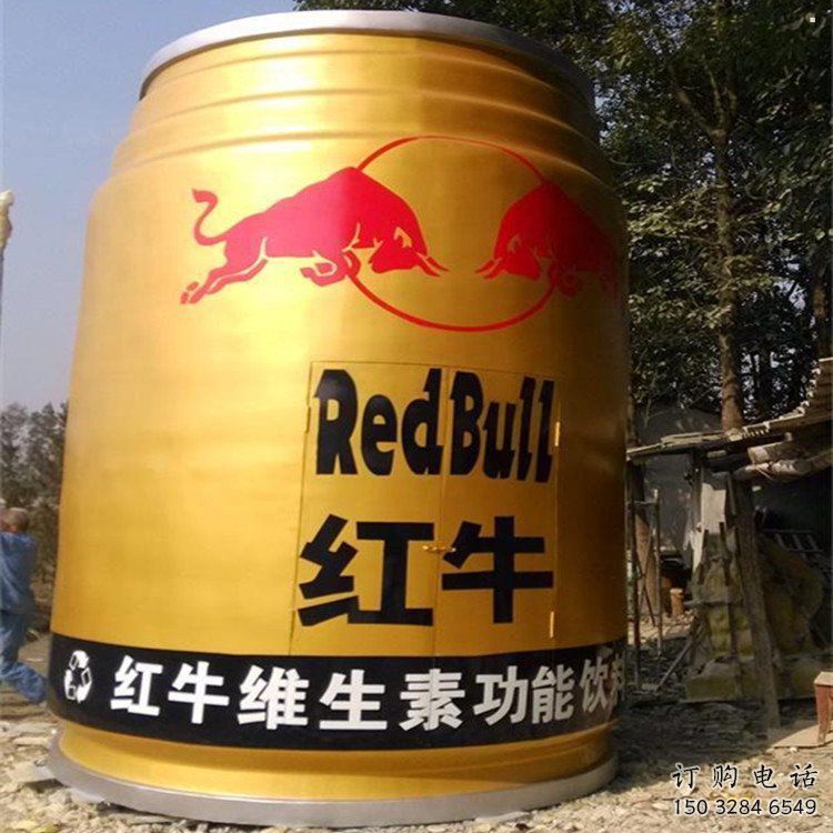 飲料瓶雕塑精選，露天雕塑，玻璃鋼飲料瓶雕塑展品