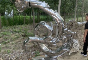 波浪雕塑通用，街道標識，不銹鋼波浪雕塑承接