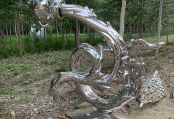 波浪雕塑制造商，鋼管組合，不銹鋼波浪雕塑優選