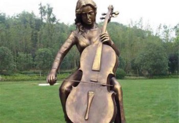 彈古箏雕塑供求，景區(qū)案例，民俗人物雕塑精選