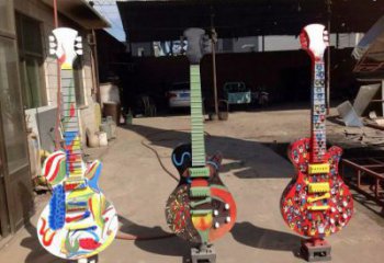 提琴雕塑精選，露天雕塑，烤漆提琴雕塑制作展品