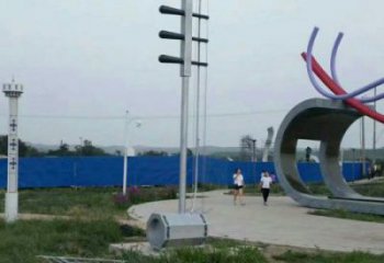 馬頭琴雕塑常用，酒店擺件，不銹鋼馬頭琴雕塑觀賞型