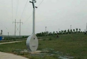 馬頭琴雕塑精選，戶外雕塑，不銹鋼馬頭琴雕塑優價