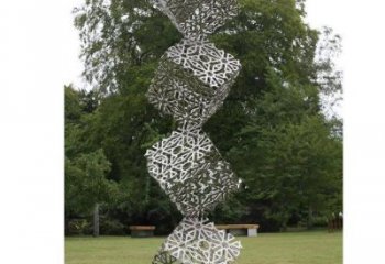 方塊雕塑優選，街頭雕塑，不銹鋼方塊雕塑制作廠家