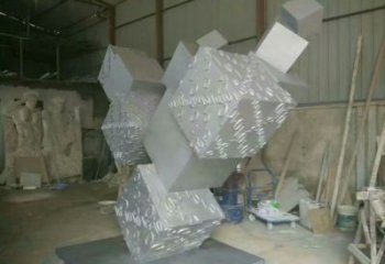 幾何體雕塑精選，景區雕塑，不銹鋼幾何體雕塑工廠