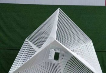 立方體雕塑承接，城市裝飾，鏤空立方體雕塑批發(fā)