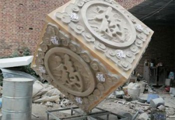 魔方雕塑訂做，多彩藝術(shù)，戶外字體魔方雕塑制造
