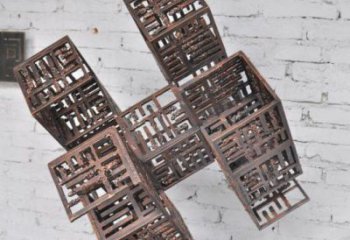 正方體雕塑承接，城市裝飾，大型不銹鋼正方體雕塑公司