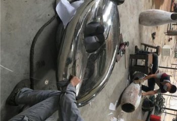 鏡面球雕塑定做，小區雕塑，不銹鋼球雕塑制造商