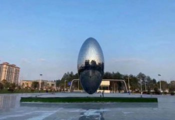 燈光球雕塑擺件，地標擺件，不銹鋼燈光球雕塑生產商