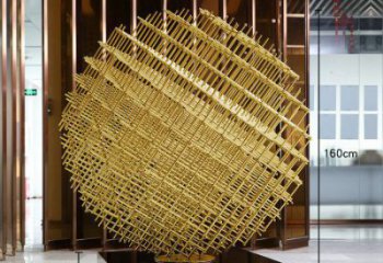 鏤空球雕塑定做，廣場系列，異形鏤空球雕塑制作