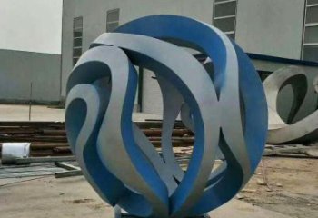 鏤空球雕塑供求，露天雕塑，廣場異形鏤空球雕塑制作