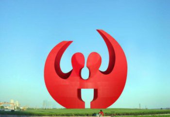 鏤空球雕塑指用，小區擺件，異形鏤空球雕塑制作