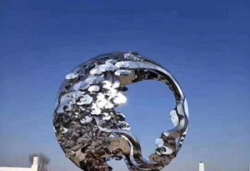 鏤空球雕塑優價，小區擺件，異形鏤空球雕塑廠家精選