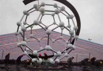 原子球雕塑廠家，戶外雕塑，不銹鋼原子球雕塑供給