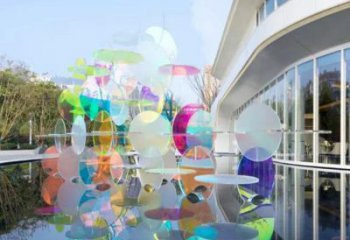 原子球雕塑定做，公園小品，不銹鋼原子球雕塑定價