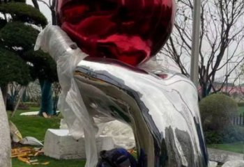 手托圓球雕塑供給，景觀概念，手托圓球雕塑定制