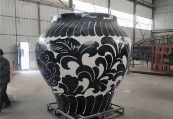 花瓶雕塑制造商，城市雕塑，玻璃鋼花瓶雕塑觀賞型