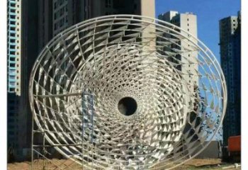 花瓶雕塑常用，鋼管組合，景觀鏤空花瓶雕塑定價(jià)