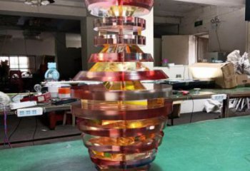 花瓶雕塑供求，白鋼構(gòu)件，異形花瓶雕塑觀賞型