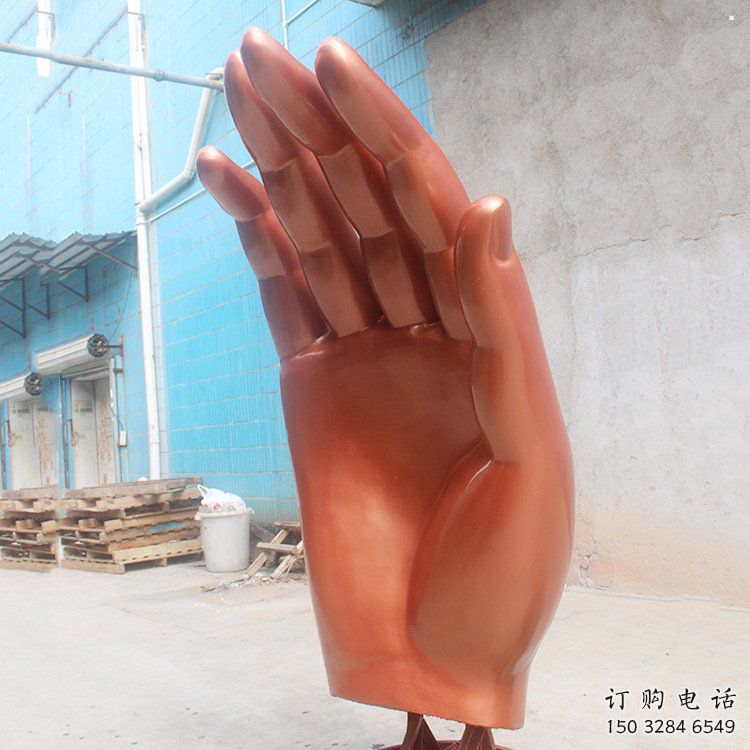 手指雕塑精選，市標雕塑，不銹鋼手指雕塑廠家