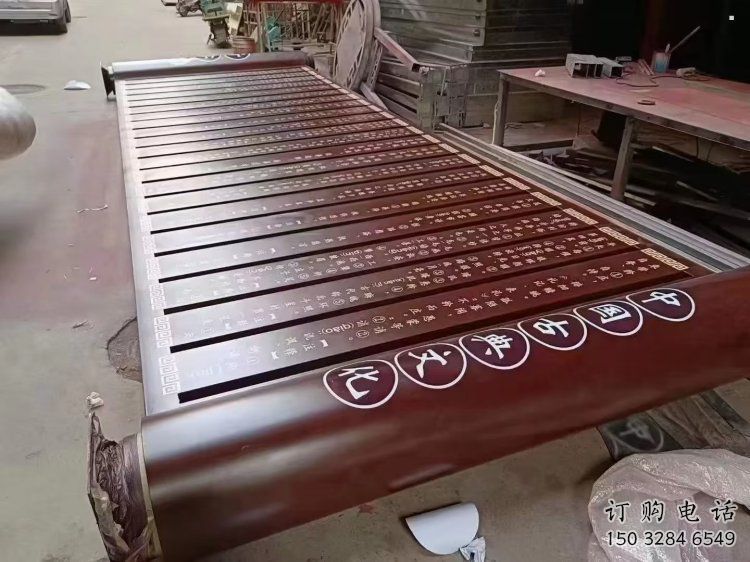 景區書卷雕塑，鍍金歐式雕塑，鐵藝材質