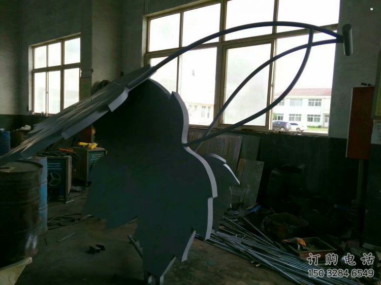 楓葉雕塑承接，歐式風格，不銹鋼楓葉雕塑精選