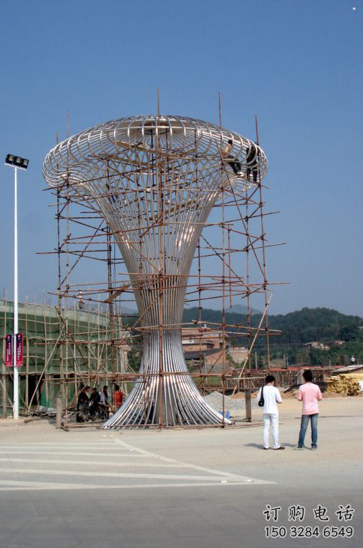 遮陽樹雕塑優(yōu)選，城市裝飾，鏤空遮陽樹雕塑定做