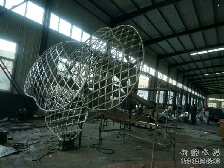 蘑菇樹雕塑選用，多彩藝術，鏤空蘑菇樹雕塑展品