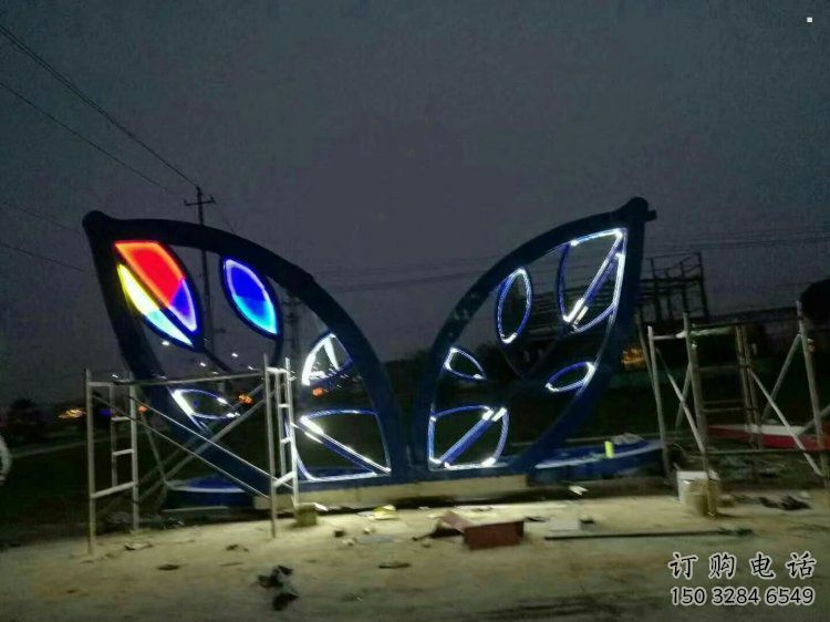 燈光樹葉雕塑廠家，中式工藝，燈光樹葉雕塑精選