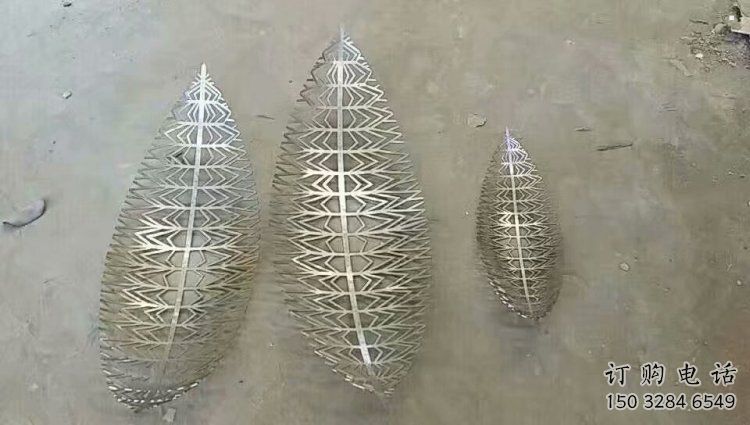 鏤空樹葉雕塑生產(chǎn)，街道標(biāo)識(shí)，鏡面鏤空樹葉雕塑供應(yīng)