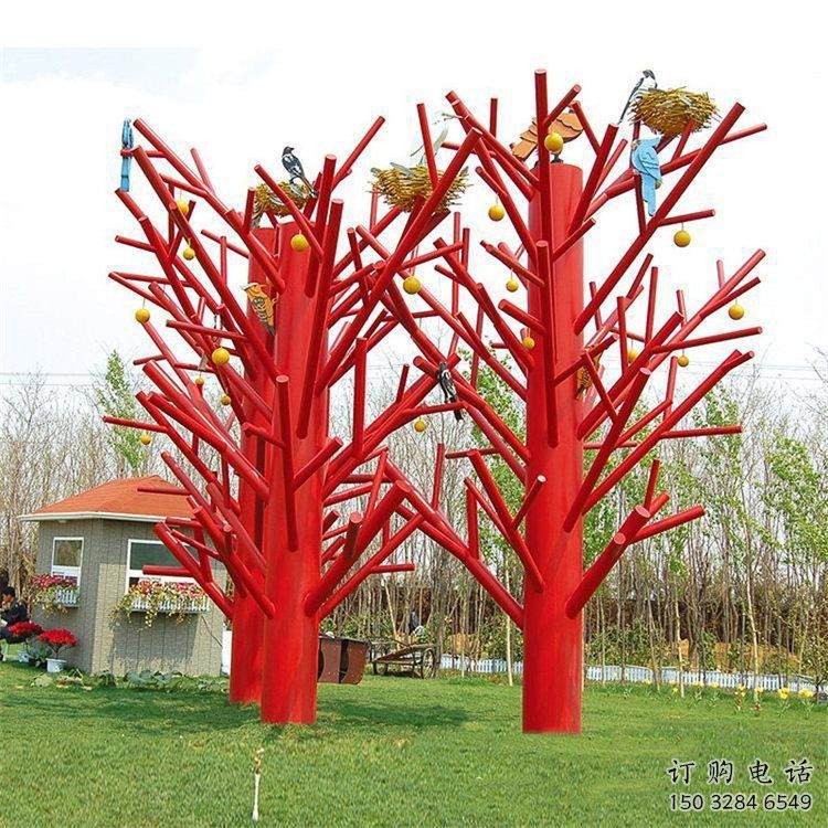 樹干雕塑精選，廣場雕塑，不銹鋼樹干雕塑定做