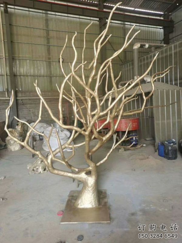 樹干雕塑通用，動態雕塑，不銹鋼樹干雕塑廠家