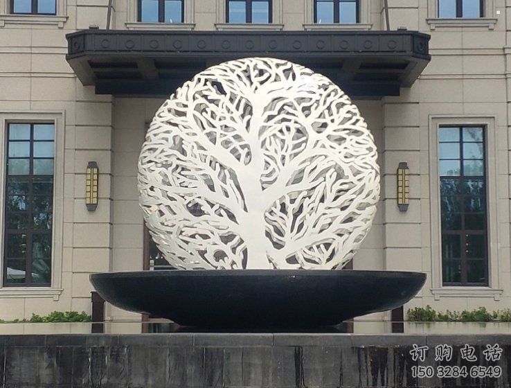 雪花雕塑指用，白鋼構件，不銹鋼雪花雕塑廠家提供