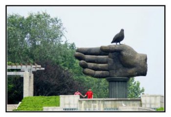 手掌雕塑優選，陸地擺件，不銹鋼手掌雕塑承接