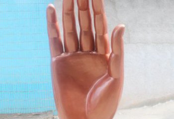 手指雕塑定做，美陳雕塑，不銹鋼手指雕塑精品