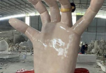 手指雕塑觀賞型，景區雕塑，不銹鋼手指雕塑廠家指用