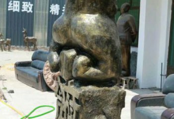 握拳雕塑制造，中式工藝，玻璃鋼仿銅握拳雕塑廠家