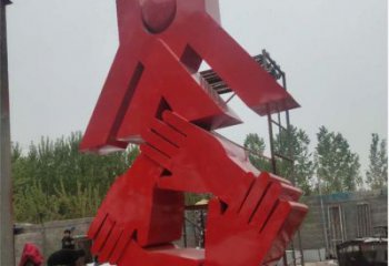 握手雕塑預(yù)定，動態(tài)雕塑，不銹鋼握手雕塑選用廠家