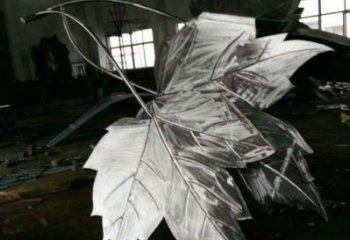 楓葉雕塑供求，露天雕塑，不銹鋼楓葉雕塑標準