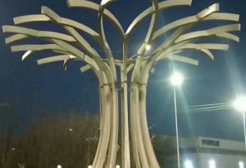 遮陽樹雕塑通用，城市雕塑，不銹鋼遮陽樹雕塑指用