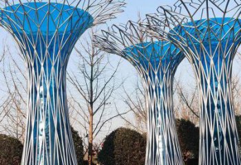 金屬鏤空樹(shù)雕塑承接，陸地?cái)[件，烤漆鏤空樹(shù)雕塑制造商