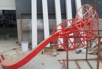 大型遮陽(yáng)樹雕塑制作，花園小品，不銹鋼遮陽(yáng)樹雕塑廠家