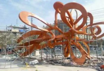 鏤空樹雕塑定做，城區(qū)小品，烤漆鏤空樹雕塑廠家