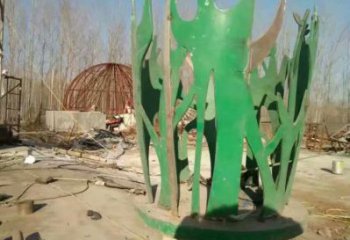 鏤空樹雕塑供給，美陳雕塑，鏤空剪紙樹雕塑公司