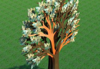 傘樹雕塑供給，景區(qū)雕塑，抽象鏤空傘樹雕塑優(yōu)選