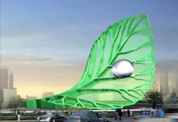 仿真樹葉雕塑制作，戶外雕塑，彩繪仿真樹葉雕塑優選